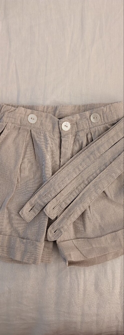 Bace Boys Shorts With Suspenders Size 3